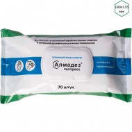 Салфетки влажные Алмадез-Экспресс № 70 (18*13.5) (ФЛОУПАК)