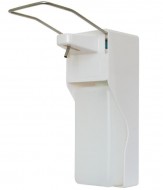 Дозатор локтевой - А-265S, 1л. (с мет. рычагом, пластиковый, с распылителем, Китай)