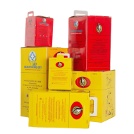 Коробка для безопасной утилизации (КБУ) острых предметов класса Б, 10 л.